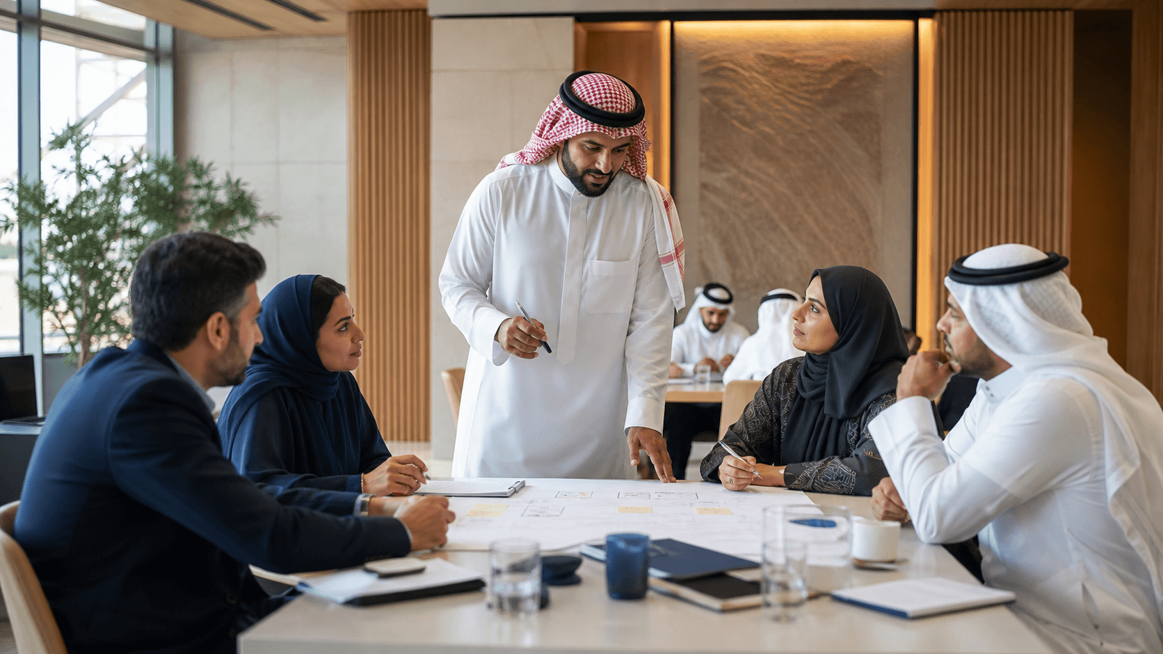 An applied discussion during a GCC leadership workshop